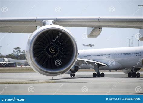 Airbus A380 Engine stock image. Image of commercial, royce - 16007361