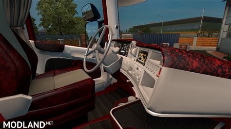 Red Interior For Scania Rjl ETS 2