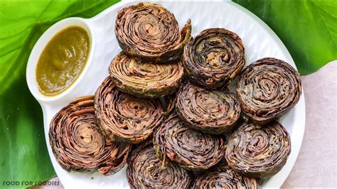 ARBI KE PATTE KE PAKODE PATRA PATODE MONSOON SPECIAL AALUVADI