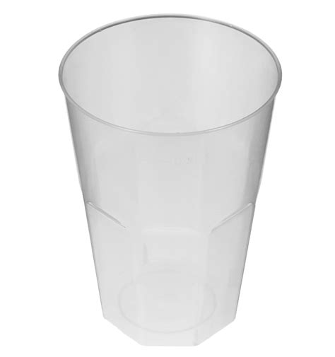 Vaso Reutilizable Irrompible Pp Deco Transp Ml Uds