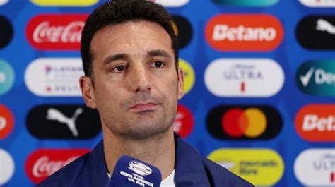 Lionel Scaloni En Su Última Conferencia Antes De La Final De La Copa