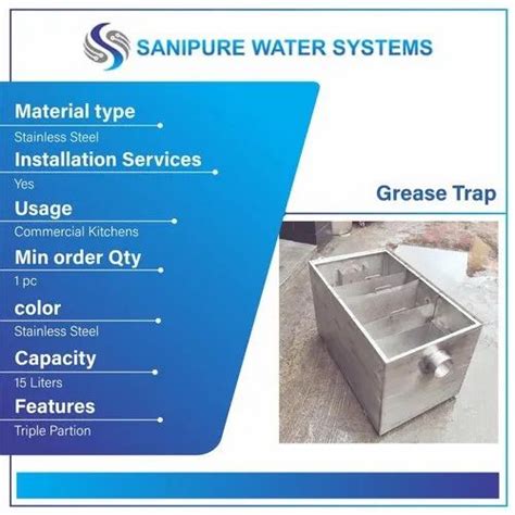 Grease Trap Grease Interceptor Latest Price Manufacturers Suppliers