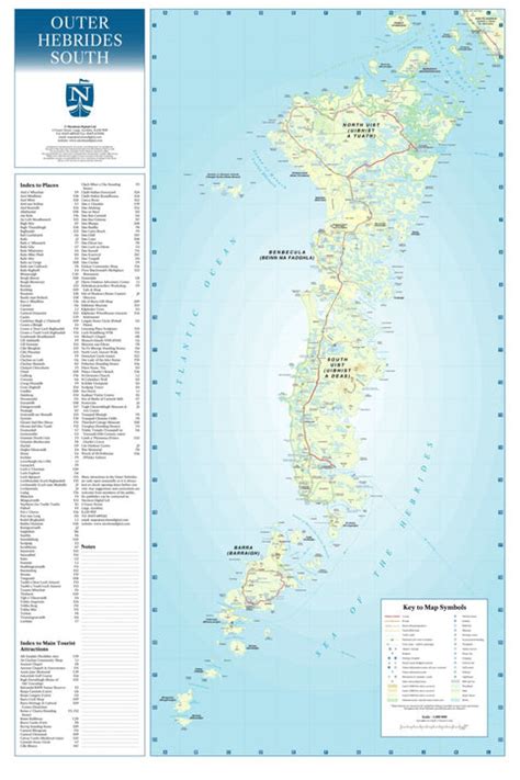 Outer Hebrides Tourist Map map by Nicolson Digital Ltd - Avenza Maps ...