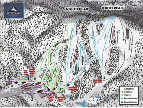 Caberfae Peaks Trail Map | Liftopia