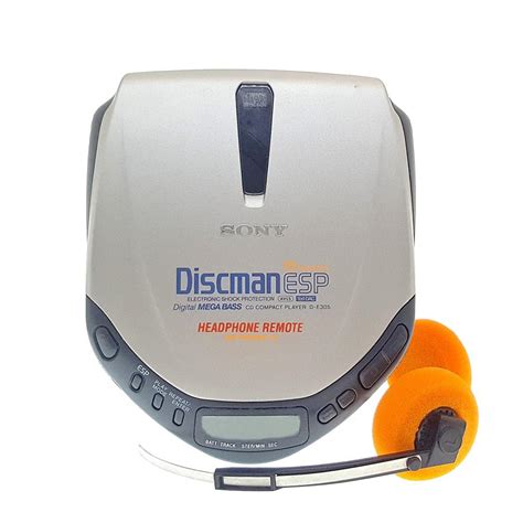 Sony Discman Walkman D E305 Portable CD Player In Excellent Working