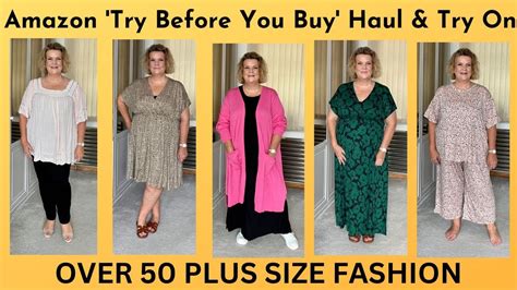 Amazon Try Before You Buy Haul And Try On Over 50 Plus Size Fashion