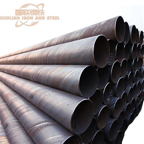 Api L Spiral Steel Tube Astm A Ssaw Carbon Welded Pipe Large