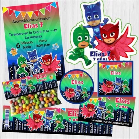 Kit Imprimible Pj Masks H Roes En Pijama En Venta En Bucaramanga