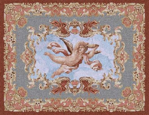 Angels Farnese Belgian Tapestry Wall Hanging H28 X W37