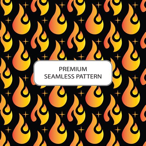 Flame Seamless Pattern Abstract Premium Vector Design 11117041 Vector