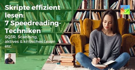 Schneller lesen lernen fürs Studium 7 top Speedreading Techniken