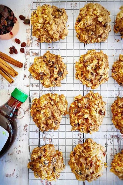 Vegan Oatmeal Raisin Cookies Healthy Easy Oil Free No Sweat Vegan