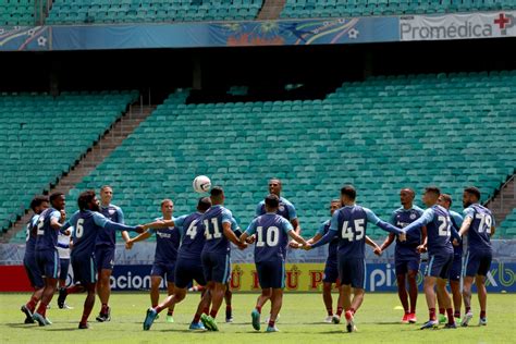 Bahia encerra preparação para enfrentar o Vila Nova treino na Fonte