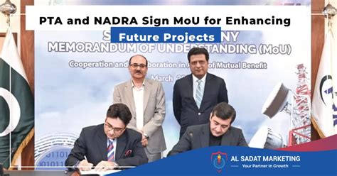 PTA And NADRA Sign MoU For Enhancing Future Projects