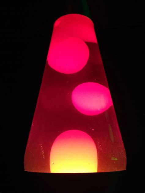 14 Inch Lava Lamp Yellow Wax Purple Liquid Lava Lamp Lamp Crystal Photography