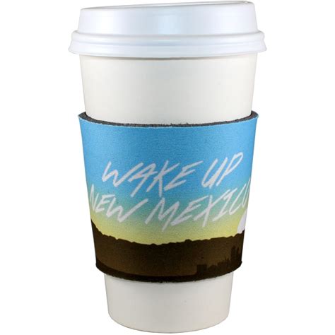 Foam Coffee Cup Sleeves, Custom Imprinted With Your Logo!