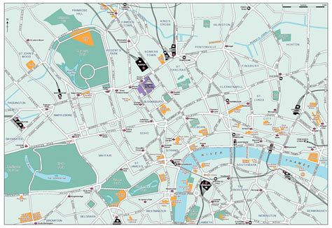 London Underground and City Map