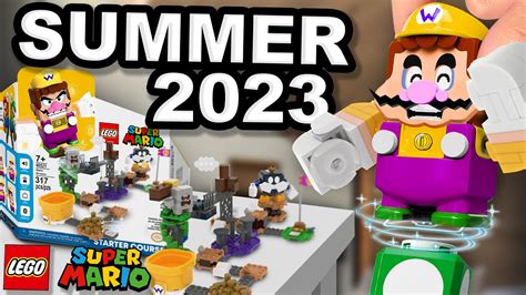 New Lego Super Mario Wario Starter Course Custom Mario Set Youtube