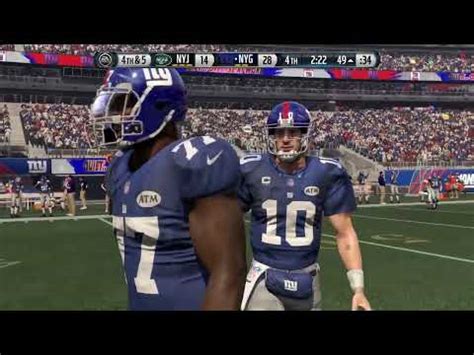 Madden NFL 16 Jets Vs Giants Week 13 2015 2016 YouTube