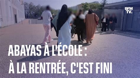 Abayas à l école à la rentrée c est fini Vidéo Dailymotion