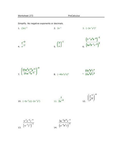 Precalculus Worksheet Parametric Equations 1 Equations Worksheets