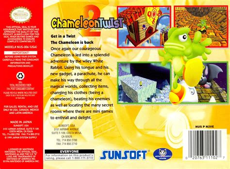 Chameleon Twist 2 (Game) - Giant Bomb