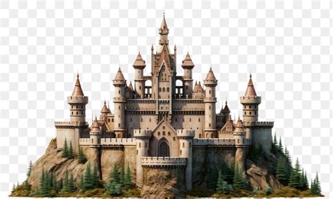PNG Architecture building landmark castle | Free PNG - rawpixel