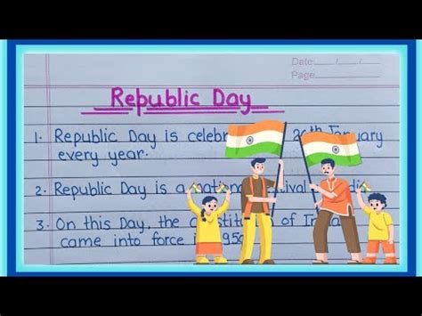 Lines On Republic Day In English Essay On Republic Day Short