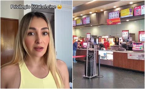 ⁠video Mujer Se Viraliza En Tiktok Al Afirmar Que Ir Al Cine Es Un Privilegio