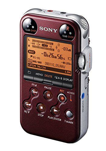 Sony Pcm M Portable Linear Pcm Voice Recorder With Electret Condenser