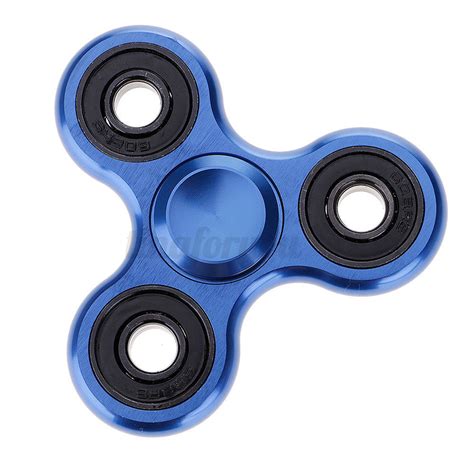 Aluminum Fidget Spinner LED Flash Hand Finger Focus EDC Fast Bearing