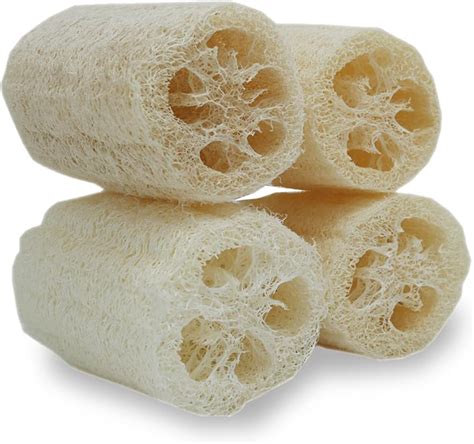 Amazon Crovin Natural Loofah Exfoliating Body Scrubber Made With