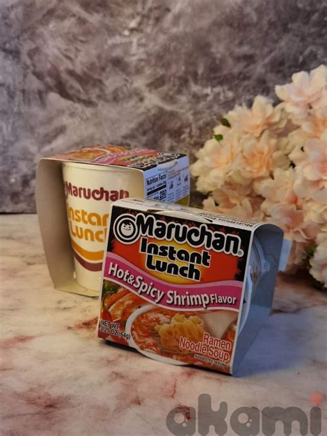 Лапша Maruchan Instant Lunch со вкусом креветки Hot Spicy Shrimp гр Лапша Аниме магазин