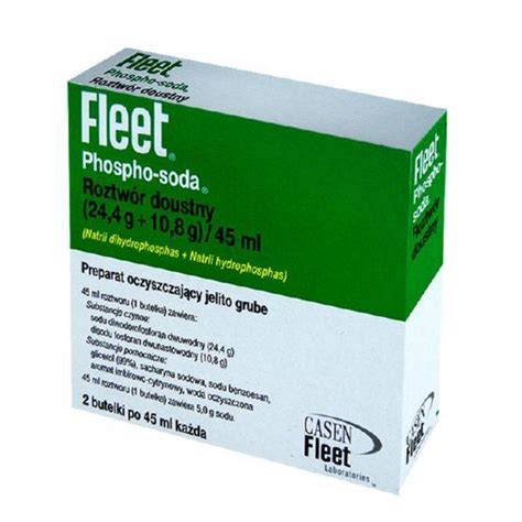 1. Fleet Phospho-Soda - Opinie - Cena - Zamienniki - Ulotka - Skład • ZnamLek.pl