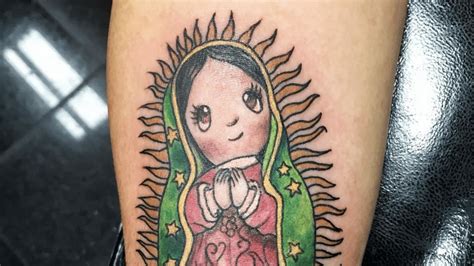 Mexican Virgen De Guadalupe Tattoo Printable Calendars At A Glance