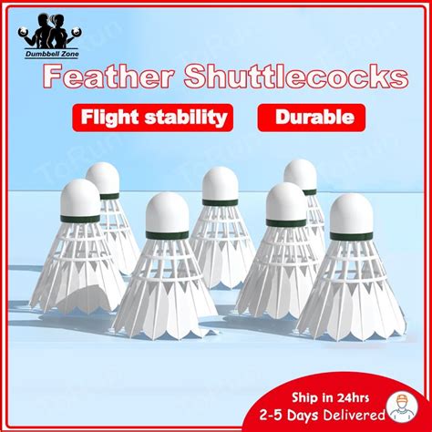 Pcs Pcs Pcs Badminton Feather Shuttlecock Stable Goose Feather