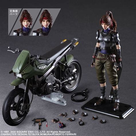 Final Fantasy VII Remake - Play Arts Kai Jessie & Motorcycle - Critical Hit