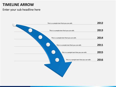 Blank Timeline Arrow Template