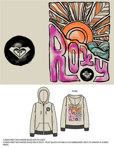 Roxy Apparel Graphics | Daxis Design