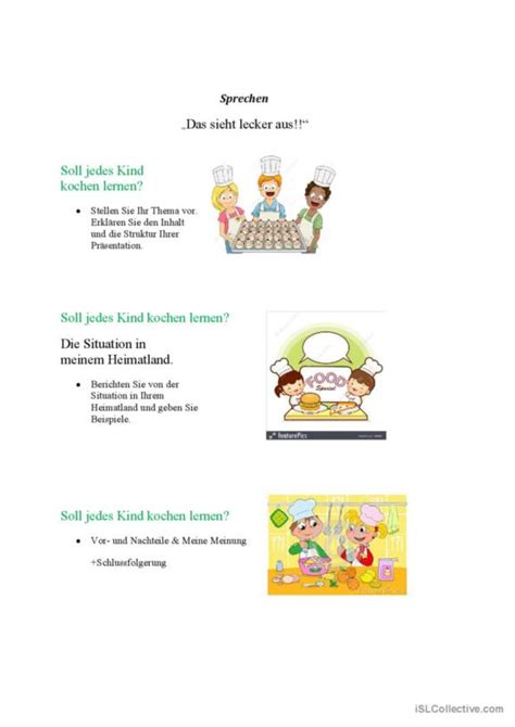 Sprechen Deutsch Daf Arbeitsbl Tter Pdf Doc