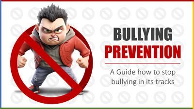 Bullying Prevention PowerPoint Template Theme