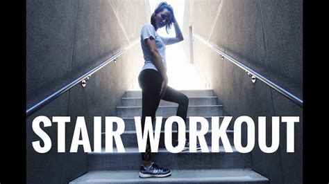 Stair Workout Burn Fat Butt Legs And Core Workout Youtube