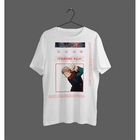 Jual Kaos Baju Anime Jujutsu Kaisen Yuji Itadori Sukuna Shopee