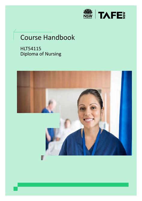 HLT54115 Comb Handbook Course Handbook HLT Diploma Of Nursing TAFE