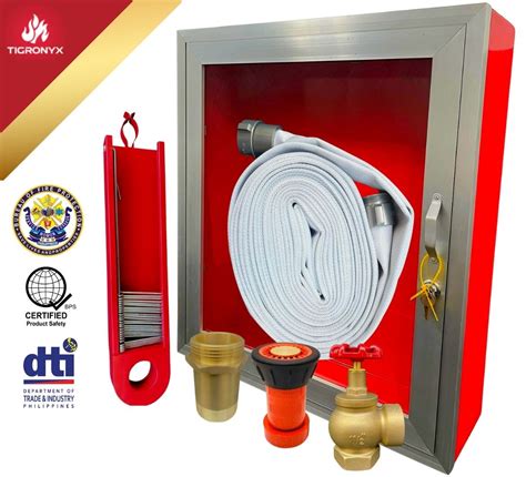 15 Fire Hose Cabinet With Complete Accessories By 100ft Single Jacket