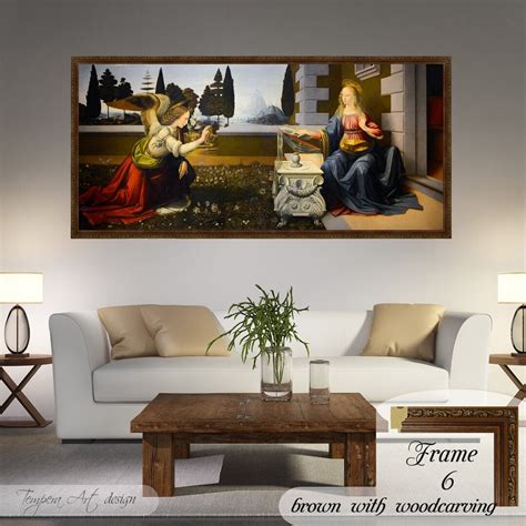 Leonardo Da Vinci, the Annunciation, Da Vinci Print, Annunciation Print ...