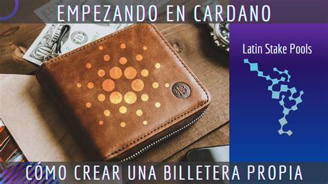 Tutorial Empezando En Cardano C Mo Crear Una Billetera Propia Youtube