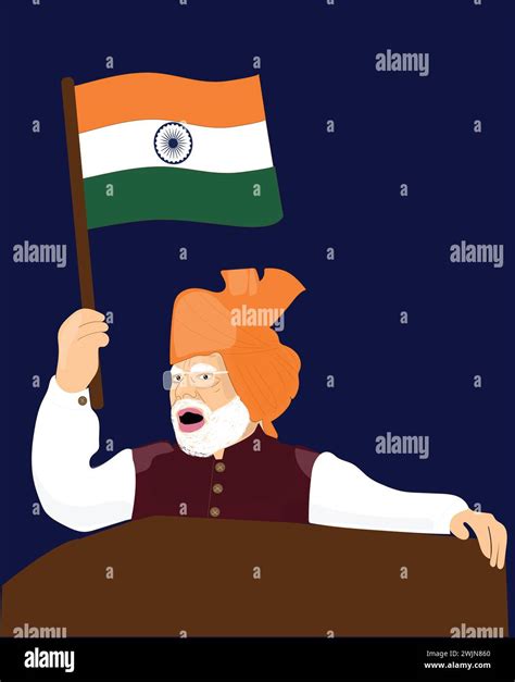 Narendra Modi Vector Prime Minister Of India Stock Vector Image And Art