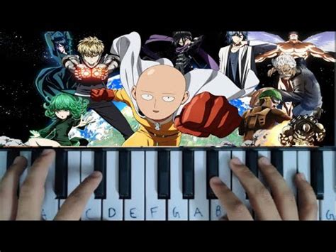 How To Play One Punch Man Theme On Piano One Punch Man Song L How To