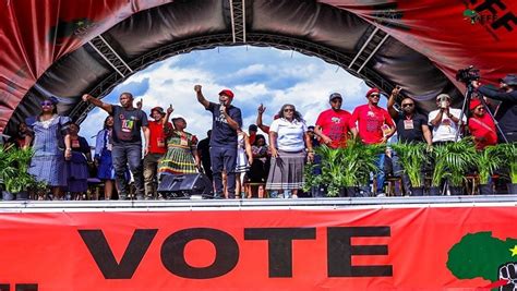 Malema Unveils Effs Northern Cape Manifesto In Galeshewe Sabc News